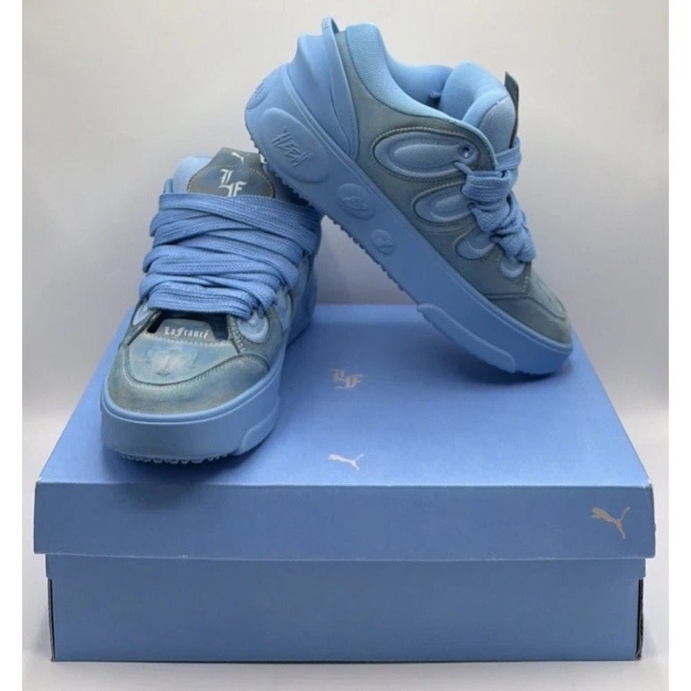 PUMA x Lamelo Ball La Francé 1 of 1. Team Light Blue/ Men's Sz. 10 (310866-01).
